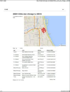 Michael Reese Hospital Map